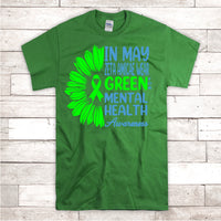 Zetas Wear Green For Mental Health Flower