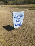 Where The Finer Resides Garden Flag