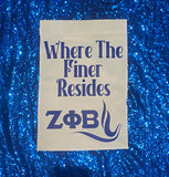 Where The Finer Resides Garden Flag