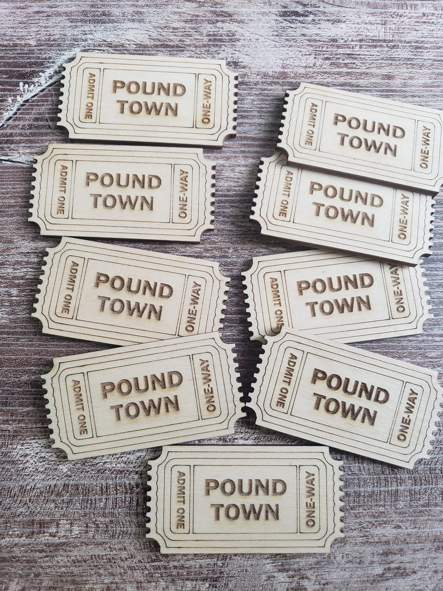 Pound Town Ticket – DesignZ by KT