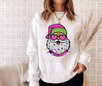 Groovy Glitter Santa