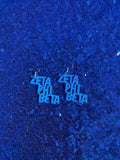 Zeta Phi Beta Wooden Earring