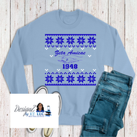 Zeta Amicae Christmas Sweater Design