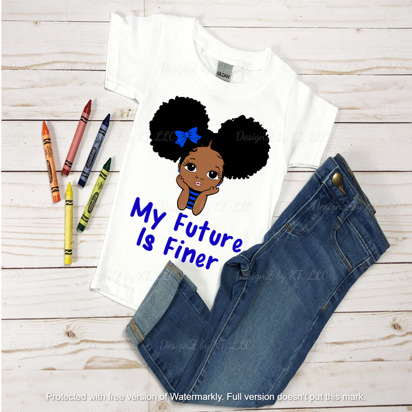 My Future is finer toddler and youth shirt.