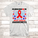 Zeta & Zeta Amicae Heart Awareness Shirt Only