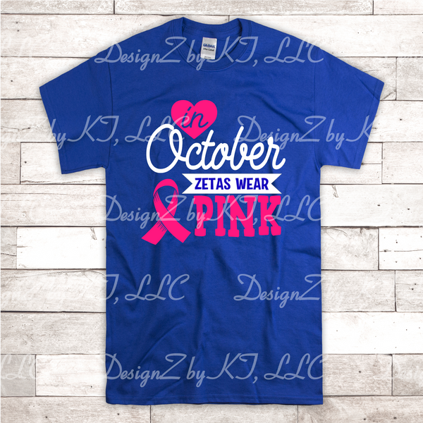 In October Zetas Wear Pink